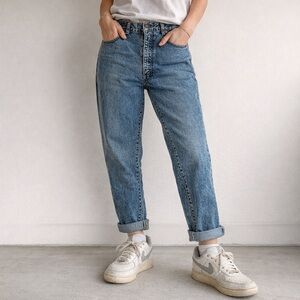 Vintage Big John Extra 303 Jeans Made in Japan High Rise‎ Tapered Denim 30x26